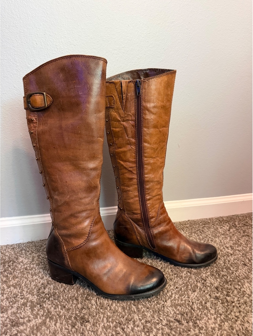 Arturo Chiang Knee High Riding Boots Women’s 6.5